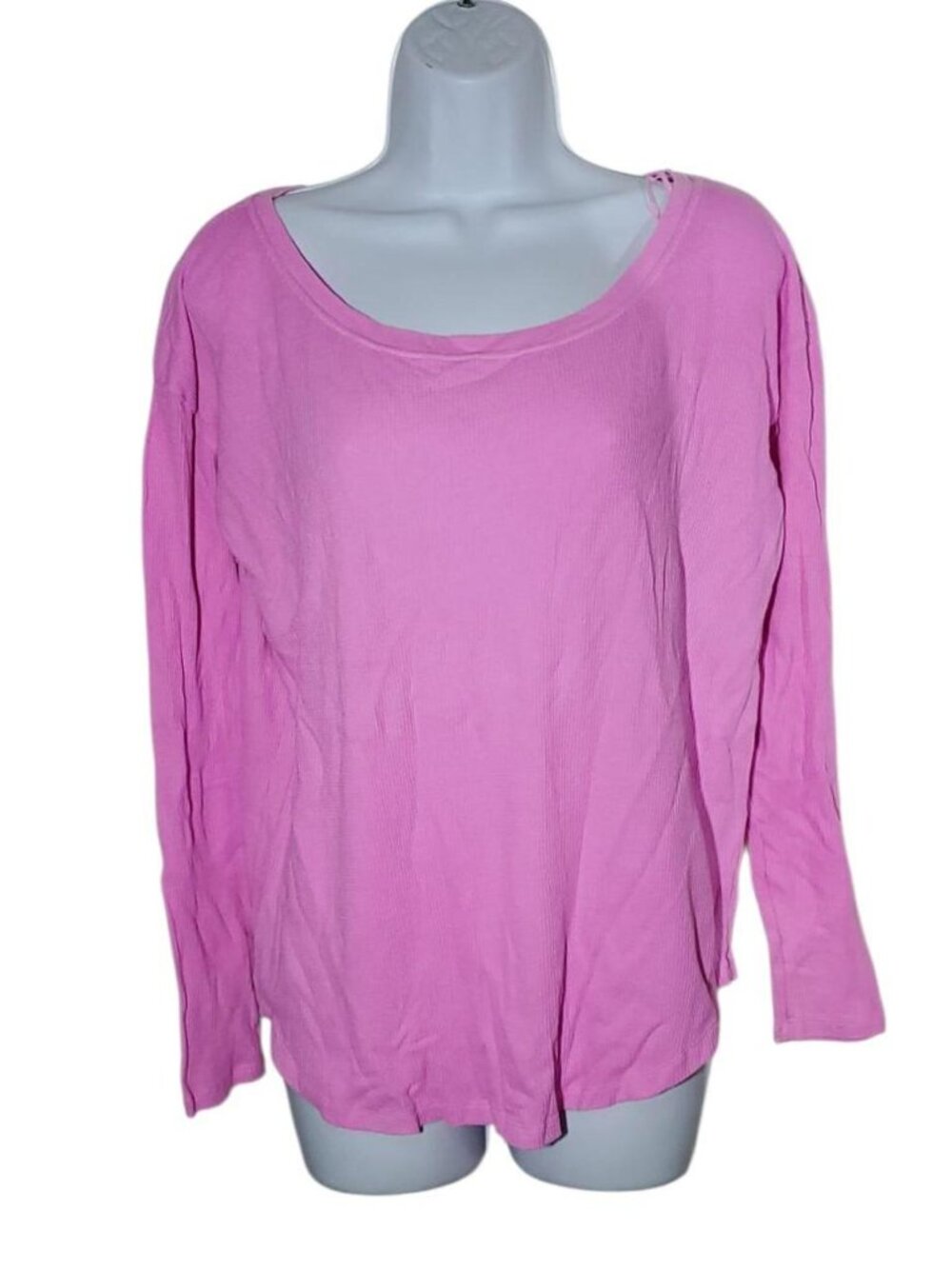 Victoria's Secret PINK long sleeve waffle knit